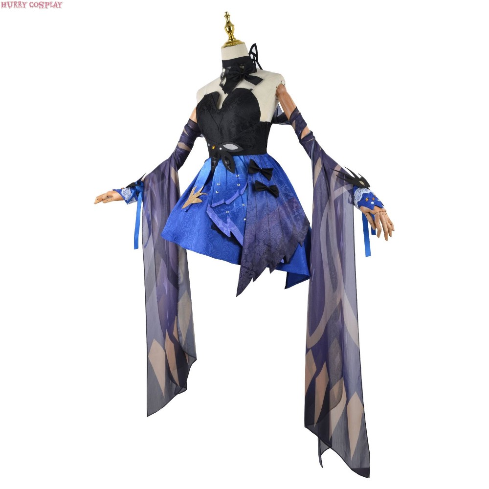 Game Cosplay,Genshin Impact,Genshin Impact Keqing Opulent Splendor Replaces Ellis Cosplay Costume